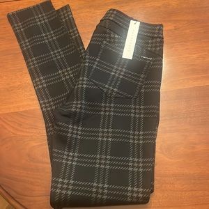 Sanctuary, Never Worn Black and Gray Plaid Leggings